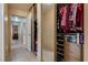 Spacious closet with mirrored doors and ample shelving at 2851 S Valley View Blvd # 1172, Las Vegas, NV 89102