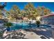 Inviting community pool with surrounding landscaping at 2851 S Valley View Blvd # 1172, Las Vegas, NV 89102