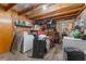 An unfinished basement with exposed ceiling, concrete floors and block walls, great for storage and projects at 3327 Rio Grande St, Las Vegas, NV 89115