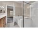 Bathroom with soaking tub and separate shower at 3555 Meridale Dr # 1145, Las Vegas, NV 89147