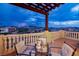 Private balcony with mountain views and pergola cover at 38 Strada Principale, Henderson, NV 89011