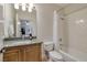 Well-appointed bathroom with granite vanity and a bathtub at 38 Strada Principale, Henderson, NV 89011