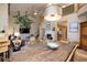 Bright dining room with high ceilings and mountain views at 38 Strada Principale, Henderson, NV 89011