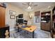 Bright home office features built-in shelving and a standing desk at 38 Strada Principale, Henderson, NV 89011