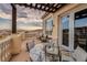 Private patio with pergola, seating area, and mountain views at 38 Strada Principale, Henderson, NV 89011