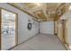 Organized garage showcasing shelving, storage, and a clean floor, providing plenty of space for vehicles and hobbies at 3923 Gramercy Ave, North Las Vegas, NV 89031