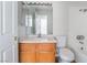 Bathroom with vanity, toilet, and shower-tub combo at 5046 S Rainbow Blvd # 103, Las Vegas, NV 89118