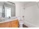 Bathroom featuring sink, toilet and bath tub at 5046 S Rainbow Blvd # 103, Las Vegas, NV 89118