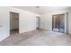 Bedroom featuring access to balcony and closet at 5046 S Rainbow Blvd # 103, Las Vegas, NV 89118