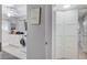 Laundry room with washer, dryer, and additional storage at 5880 W Oquendo Rd, Las Vegas, NV 89118