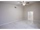 Bright living room featuring tile floors and a ceiling fan at 6584 Banbridge Dr, Las Vegas, NV 89103