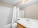 Bathroom featuring single sink and tile at 8474 Orange Cliff Ct, Las Vegas, NV 89123