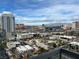 Stunning aerial view of the cityscape and surrounding area at 900 Las Vegas Blvd # 1415, Las Vegas, NV 89101