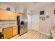 Efficient kitchen features stainless appliances and ample cabinet storage at 904 Domnus Ln # 201, Las Vegas, NV 89144