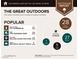 Infographic highlighting outdoor activities and parks located near the property at 904 Domnus Ln # 201, Las Vegas, NV 89144