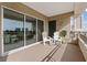 Spacious balcony offering stunning golf course views at 9201 Las Manaitas Ave # 302, Las Vegas, NV 89144