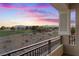 Enjoy breathtaking sunset views from this balcony overlooking a golf course at 9201 Las Manaitas Ave # 302, Las Vegas, NV 89144