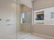 Spacious walk-in shower with glass enclosure at 9201 Las Manaitas Ave # 302, Las Vegas, NV 89144