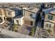 Modern two-story house with solar panels and driveway at 9281 Albus Hills Ave, Las Vegas, NV 89143