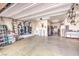 Spacious garage with room for cars, gym equipment, and storage at 9705 Yellow Shadow Ave, Las Vegas, NV 89149