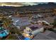 An amazing view of the home, community and mountains at 12259 Pacific Cruise Ave, Las Vegas, NV 89138