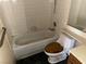 Clean bathroom featuring a bathtub and toilet at 1275 White Dr, Las Vegas, NV 89119