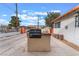 Backyard showing an exterior grill and an open concrete lot at 1309 Jimmy Ave, Las Vegas, NV 89106