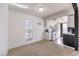 Simple dining area with adjacent kitchen and large window at 1405 Vegas Valley Dr # 392, Las Vegas, NV 89169