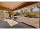 Covered patio overlooking a spacious backyard at 3021 Isaac River Dr, Las Vegas, NV 89134