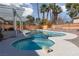 Stunning kidney-shaped pool with spa and pergola at 3126 Cabachon Ave, Las Vegas, NV 89121