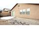 Private backyard with patio and gravel landscaping at 3317 Barada Heights Ave, North Las Vegas, NV 89081