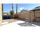 Private backyard with rock accents, block wall, patio, desert landscaping and gazebo at 3317 Barada Heights Ave, North Las Vegas, NV 89081