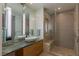 Spa-like bathroom with walk-in shower and modern vanity at 3726 Las Vegas Blvd # 1601, Las Vegas, NV 89158