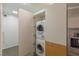 Convenient laundry closet with stackable washer/dryer at 3726 Las Vegas Blvd # 1601, Las Vegas, NV 89158