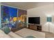 Modern living room with city views and comfortable seating at 3726 Las Vegas Blvd # 1601, Las Vegas, NV 89158