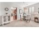 Dining area with round table, chairs, and view into kitchen at 3952 Moon Tango St, Las Vegas, NV 89129