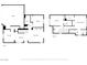 Detailed floor plan showcasing layout of the first and second floors, including bedrooms, living room, and garage at 4 Via Centrale # 3, Henderson, NV 89011