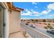 Community view from a private balcony at 4064 Emerald Wood St, Las Vegas, NV 89115