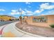 Alexander Park community entrance sign with a view of the neighborhood at 4064 Emerald Wood St, Las Vegas, NV 89115