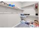 closet with shelving and plenty of storage space at 4128 Fossatello Ave, North Las Vegas, NV 89084