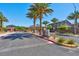 Community entrance with signage at 4128 Fossatello Ave, North Las Vegas, NV 89084