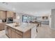 Modern kitchen with stainless steel appliances and granite countertops at 4128 Fossatello Ave, North Las Vegas, NV 89084