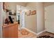 Inviting entryway with wood-look flooring and decorative accents at 4314 Flaming Ridge Trl, Las Vegas, NV 89147