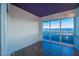 Bright bedroom with hardwood floors and stunning city views at 4471 Dean Martin Dr # 3301, Las Vegas, NV 89103