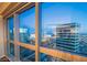 Stunning city views from floor-to-ceiling windows at 4471 Dean Martin Dr # 3301, Las Vegas, NV 89103