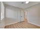 Bedroom with stylish flooring, neutral walls, and modern lighting, offering a bright and inviting atmosphere at 4512 Mark Ave, Las Vegas, NV 89108