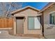 A backyard cabana provides a cozy poolside retreat, perfect for outdoor entertaining at 4512 Mark Ave, Las Vegas, NV 89108