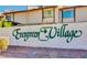 Welcome to Evergreen Village featuring well-maintained buildings and a beautifully designed community sign at 5266 Lisagayle Ct # 124, Las Vegas, NV 89103