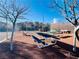 Community picnic area featuring multiple picnic tables and mature shade trees at 5266 Lisagayle Ct # 124, Las Vegas, NV 89103