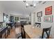 Well-lit dining room featuring stylish decor and comfortable seating at 714 Arrowhead Trl, Henderson, NV 89002